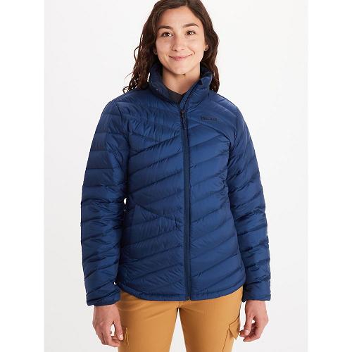 Marmot Highlander Jackets - Womens Down Jacket Navy CA3261459 Canada